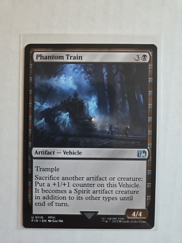 Phantom Train – Final Fantasy – NM – MTG Magic – Uncommon – Artifact