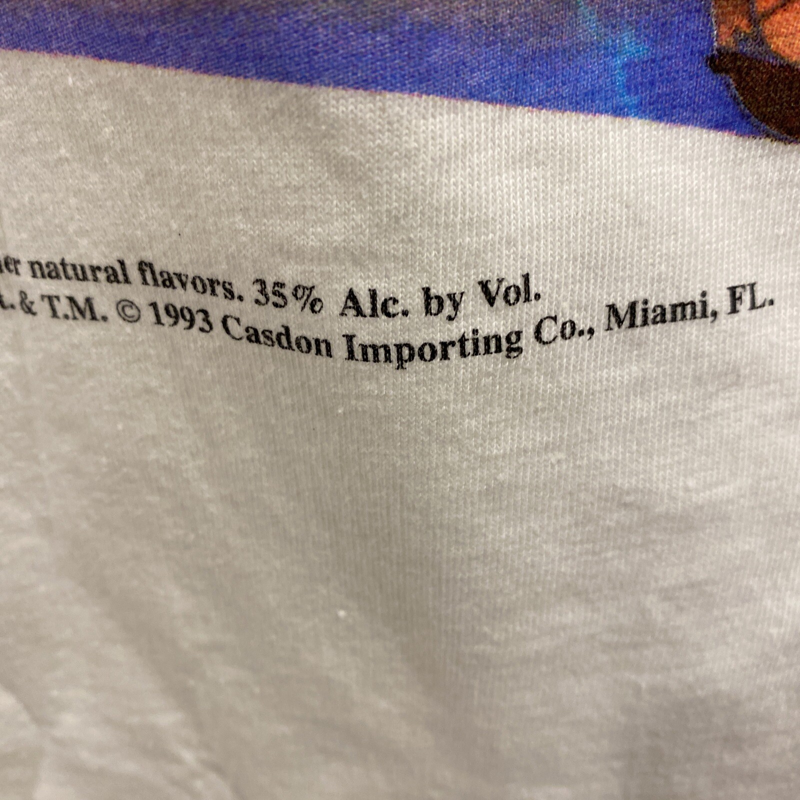 Vintage Castillo Spiced Rum T-Shirt NWOT Size Large 1993 Single Stitch gallery