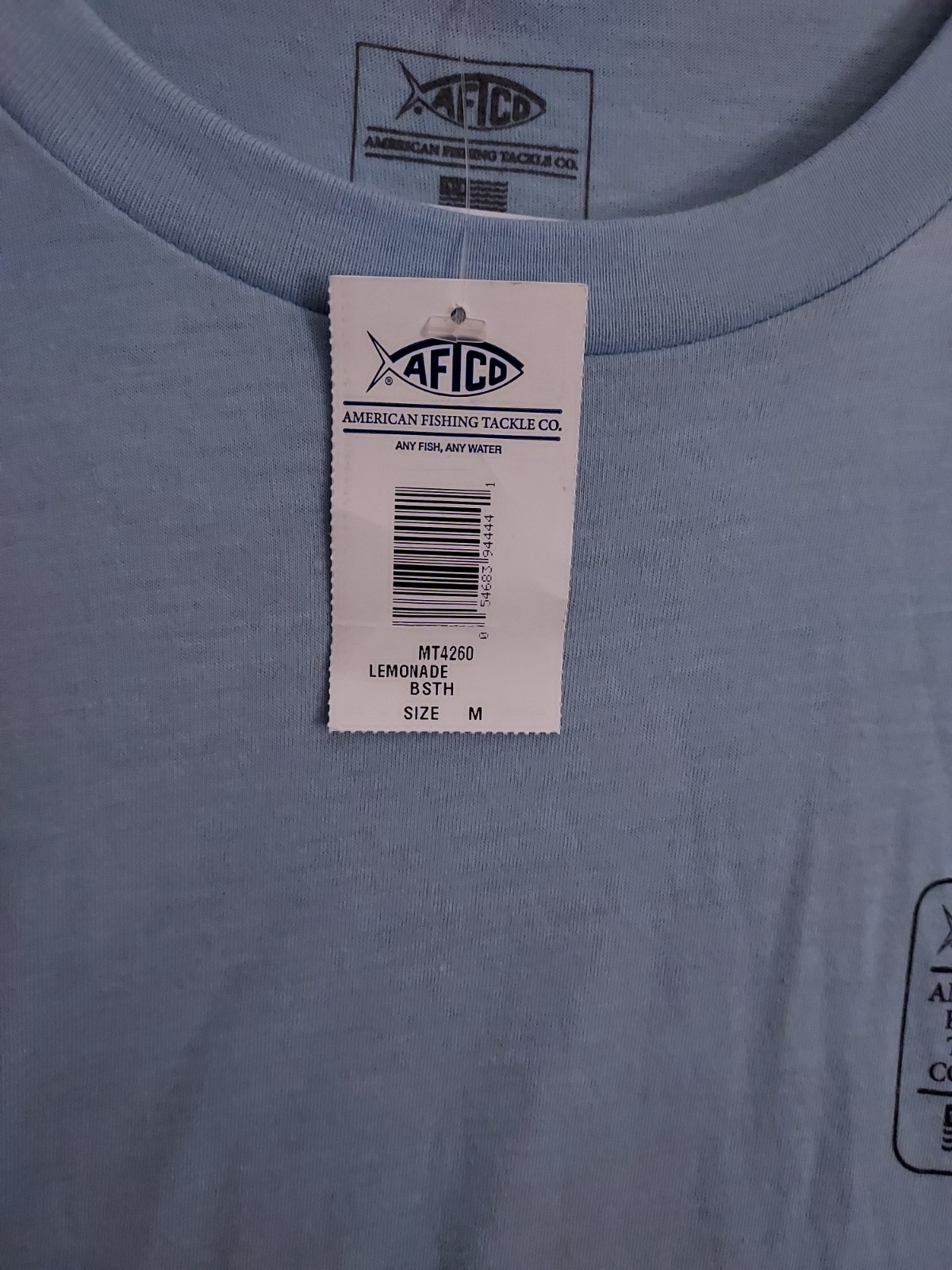 NEW Aftco Shirt Mens Medium Graphic Print Long Sleeve Fishing Outdoor Hiking M gallery