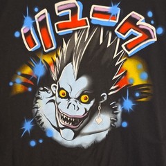Ripple Junction Death Note Ryuk Graphic Tee Black Cotton Crew Neck Men’s L