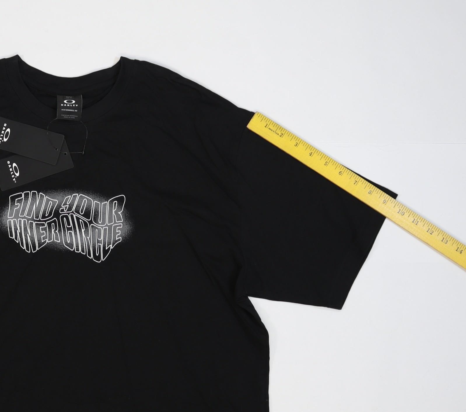 Oakley Shirt Mens Large Black Pursuit SS Find Your Inner Circle T-Shirt Tee gallery