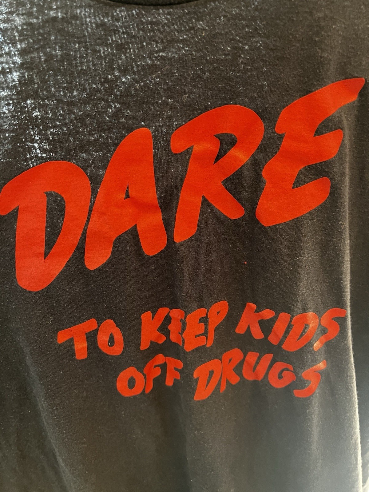 VINTAGE 1980s DARE TO KEEP KIDS OFF DRUGS MENS XL SINGLE STITCH gallery
