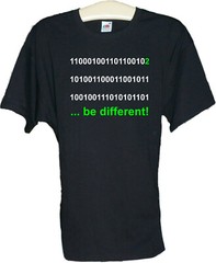 T-Shirt Fun IT Programmierer ” be different ” S – 4XL schwarz oder weiss # 0002