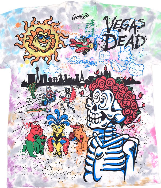 Gonzo Tie-Dye T-Shirt Liquid Blue gallery