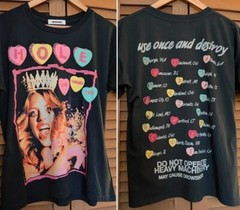Hole Live Through This 2 Sided Basic Black Retro Style Unisex T shirt Men Women