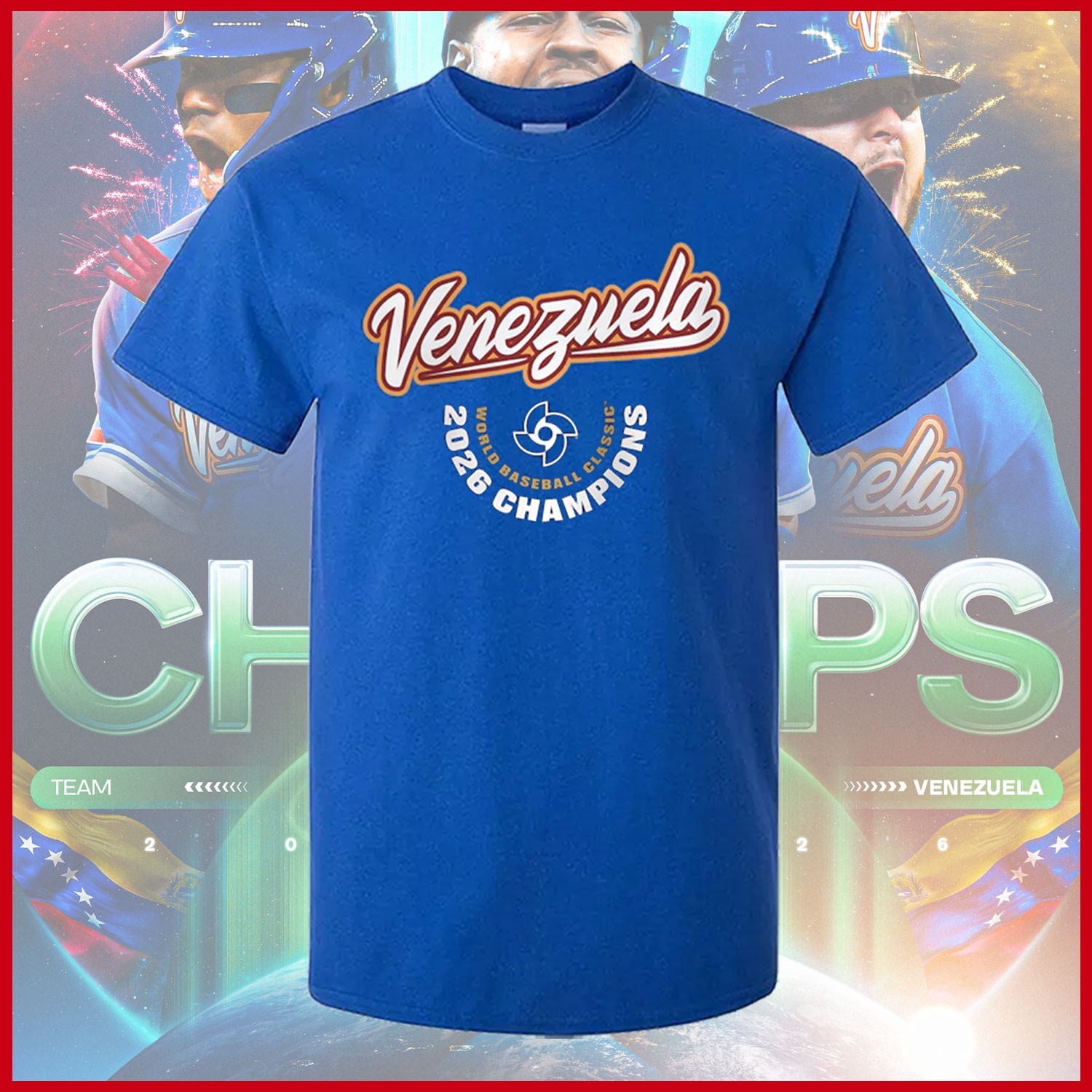 HOT HOT - Venezuela Baseball 2026 World Baseball Classic Champions T-shirt gallery