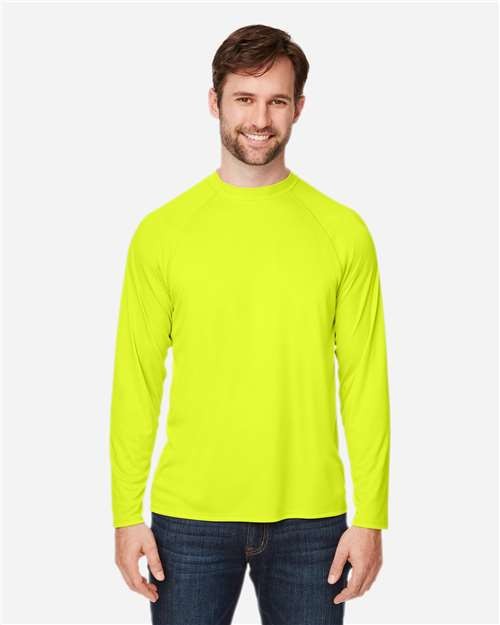 CORE365 CE110 Unisex Ultra UVP Marina Raglan Long Sleeve T-Shirt