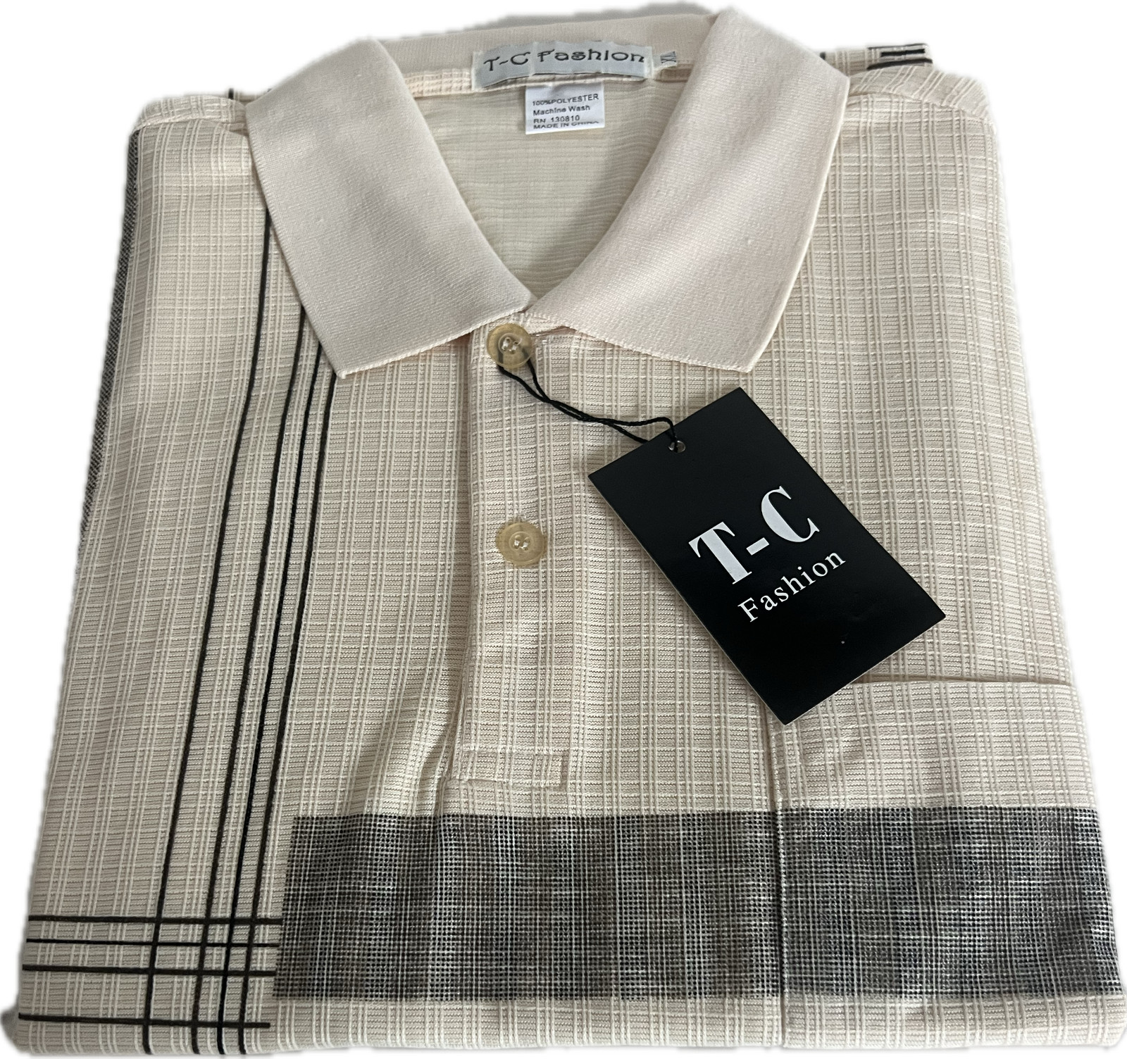 T-C FASHION men shirts lemon- black size-xxl. gallery