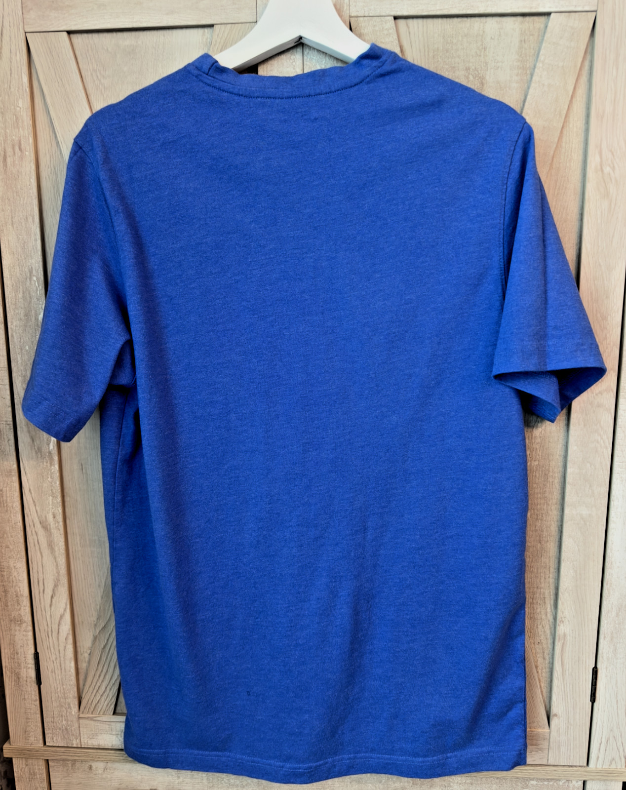 Champion Heather Blue Script Logo Graphic T-Shirt Mens Medium Y2K Retro 2000s gallery