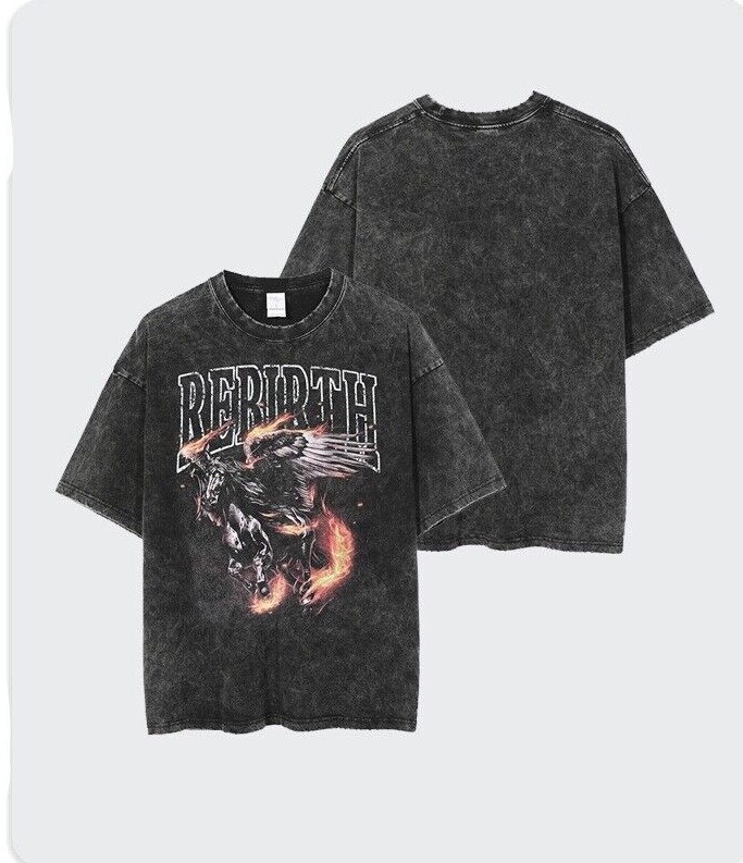Heavy Cotton Rebirth Graphic T-shirt at Ebay Men Clothing Store gallery