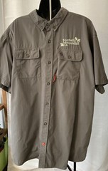 Duck Camp Premium Wing Shooting Hunting Shirt Short Sleeve Mens Size XXXL Vented