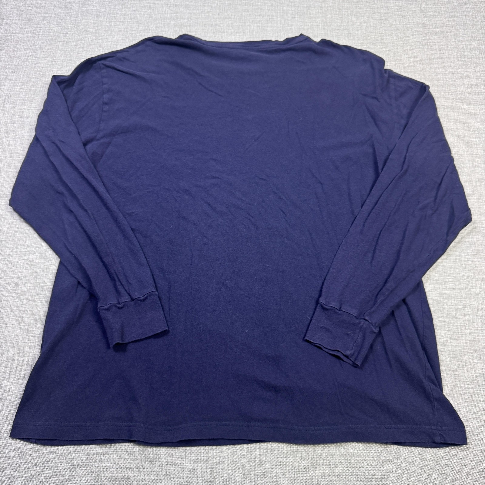 Polo Ralph Lauren Shirt Mens Large Blue Sportsman Graphic Long Sleeve Crewneck gallery