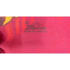 2006 The Mountain Firefighter Grim Reaper Grunge Tie Dye T-Shirt Mens L