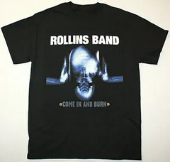 Rollins Band Come In And Burn Unisex Black T Shirt Size SML 234XL