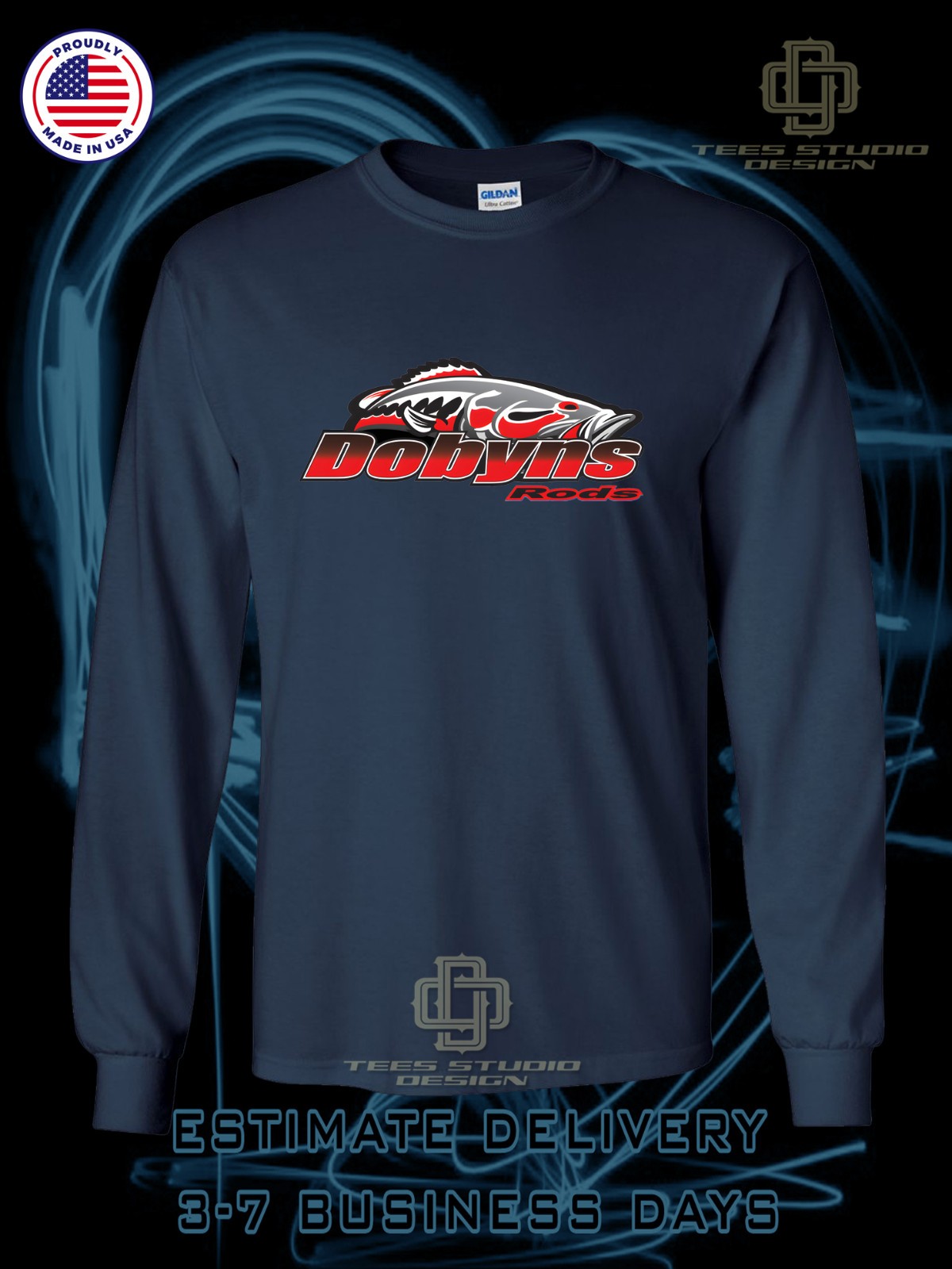 New Fishing Rods Dobyns Rods Fishing Men's T-Shirt American Long Sleeve T-Shirt gallery