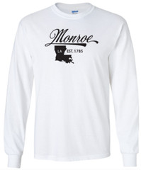Monroe Louisiana T-Shirt Long Sleeve Graphic tee