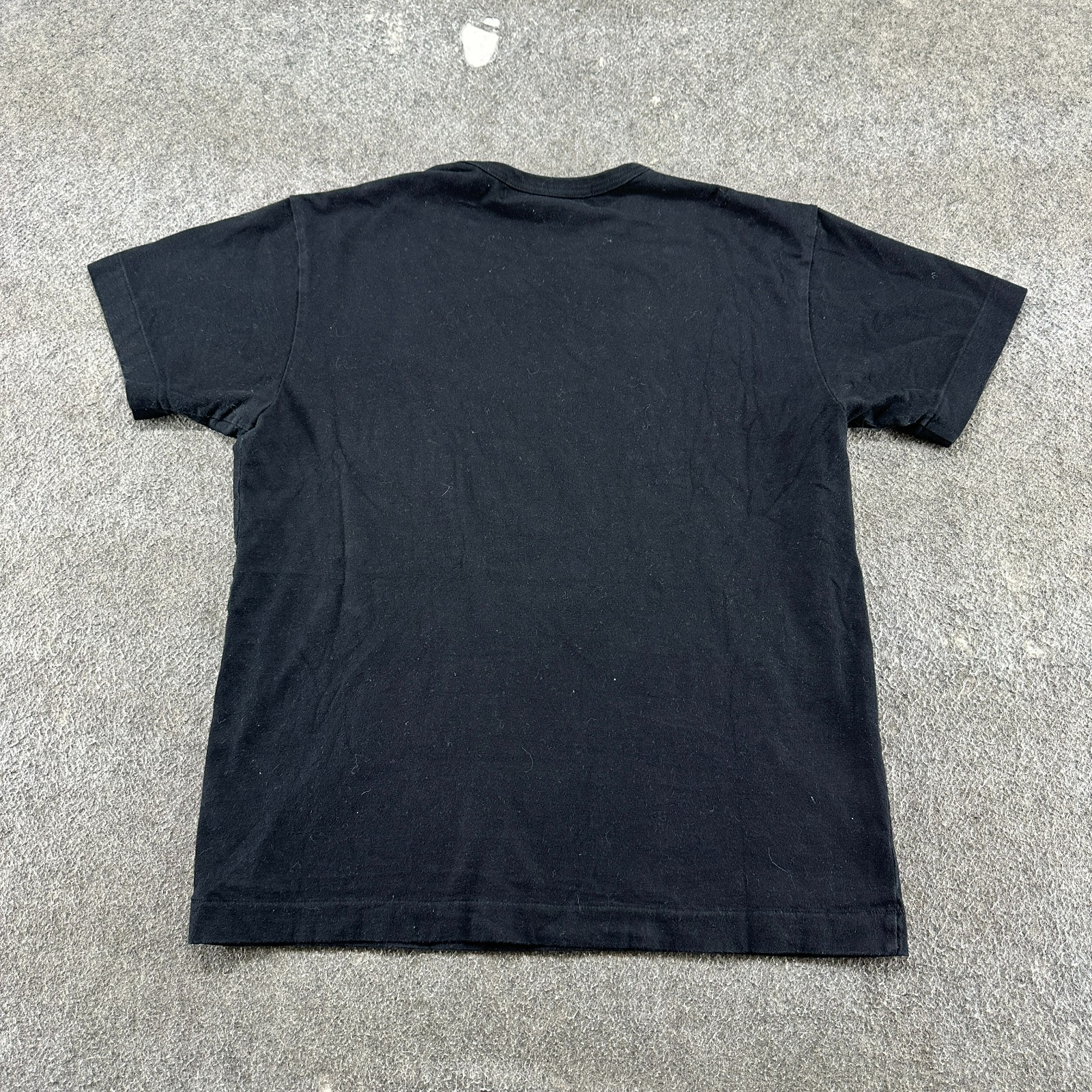 VINTAGE Comme Des Garcons Play Shirt Mens L Black Short Sleeve Graphic Heart Y2K gallery