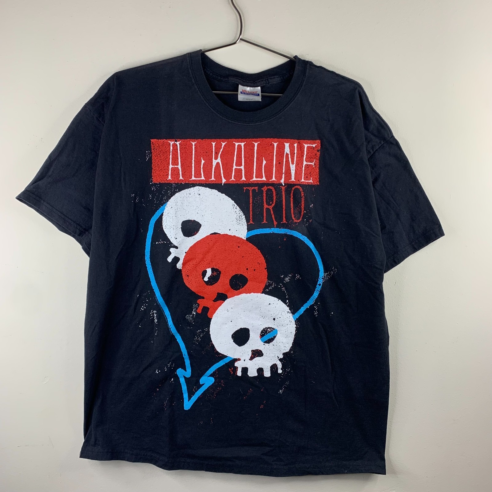 Vintage Y2K Alkaline Trio Band Tee Shirt XL Black Punk Rock 2009 2000s gallery