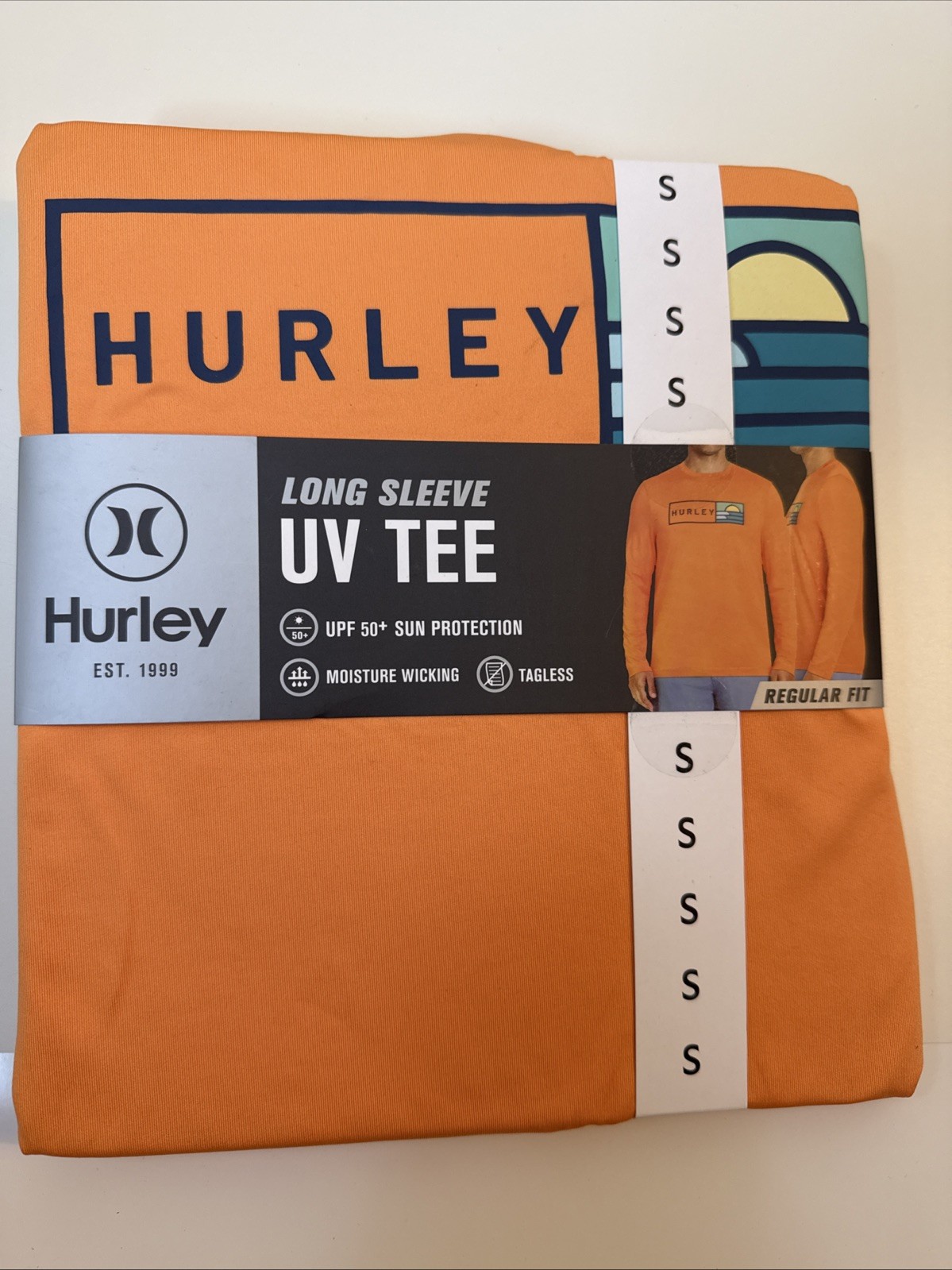 Hurley Grey Long Sleeve Sun Protection Sz S Mens Shirt multiple Colors gallery