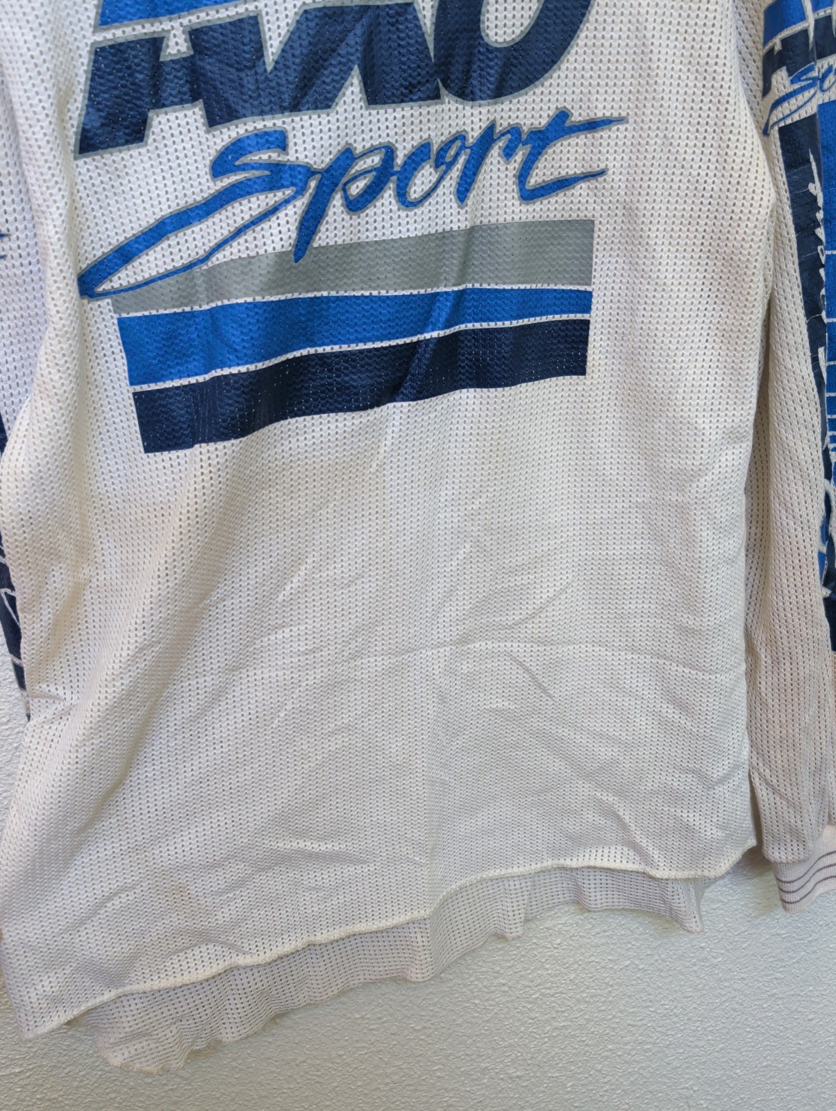 Vintage AXO Sport Motocross/BMX Long Sleeve Mesh Jersey XL Made In USA gallery