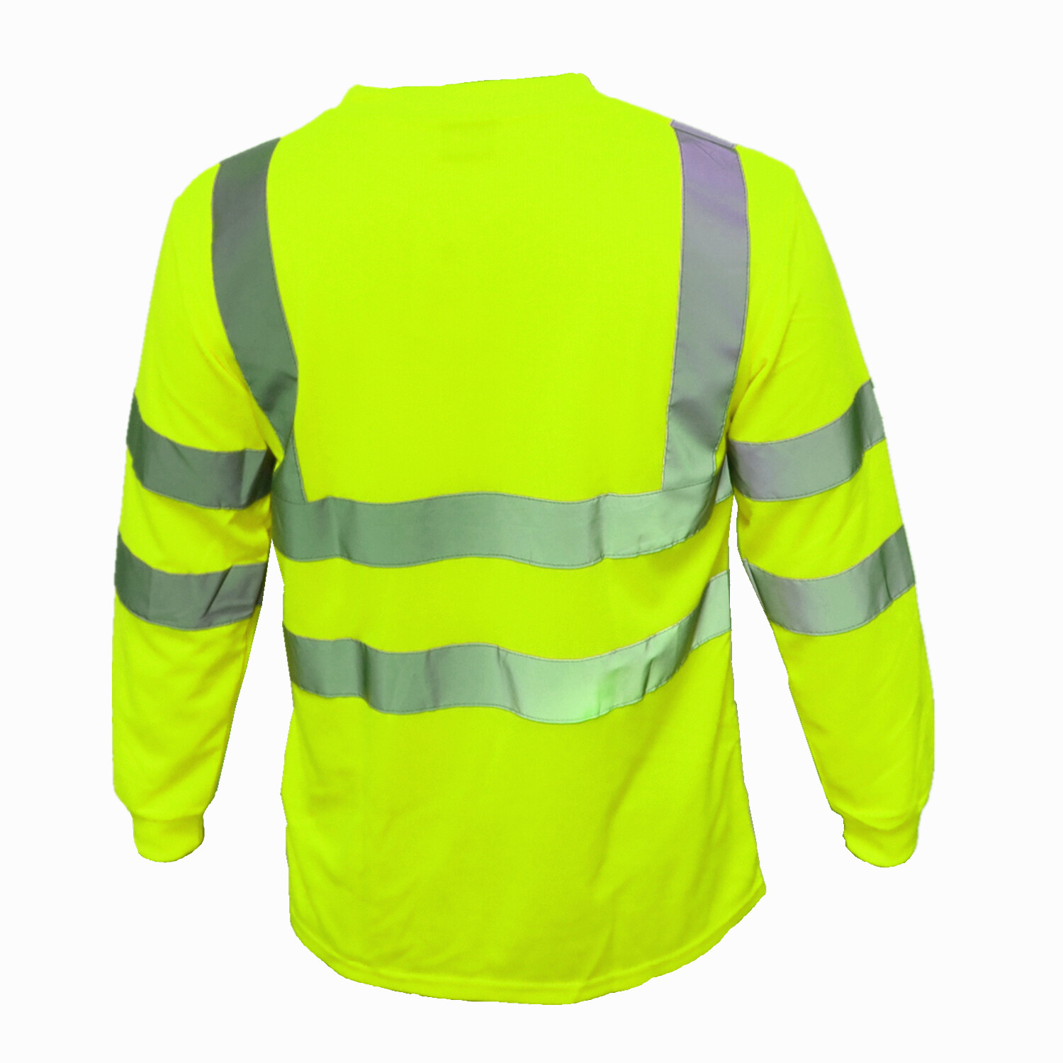 Hi Vis ANSI Class 3 Reflective Safety Lime Long Sleeve T Shirts High Visibility gallery