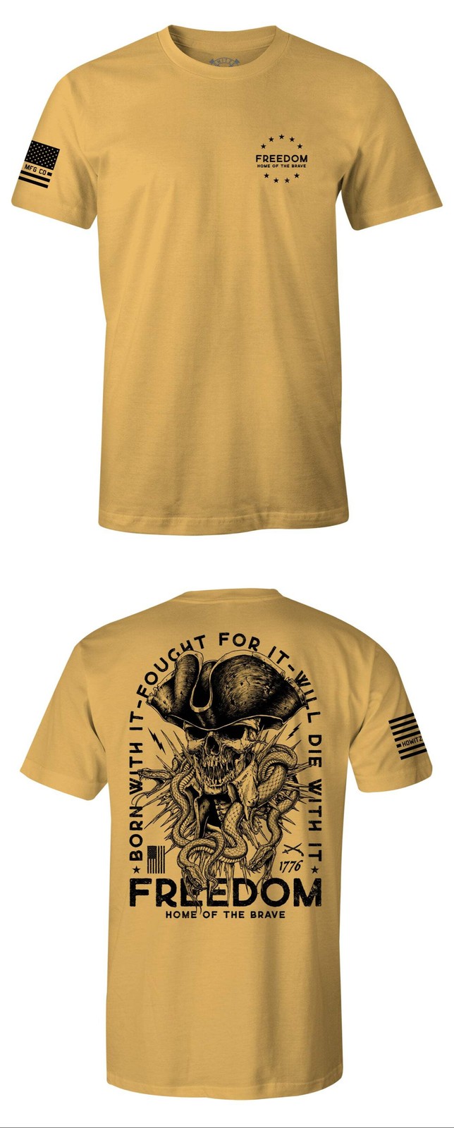 Howitzer Style Men's T-shirt Freedom Military Grunt MFG gallery