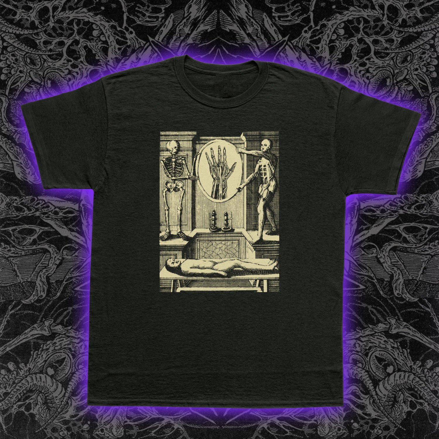 Altar of the Reaching Hand T-Shirt Occult Anatomical Gothic Vintage Art Macabre gallery