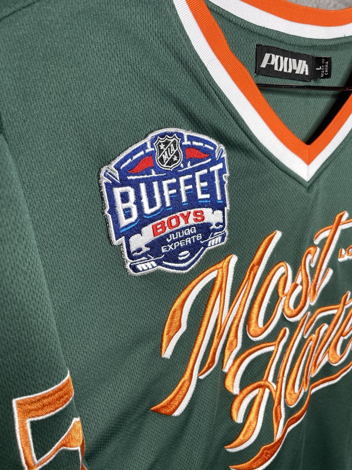 G59 records Pouya Mens jersey large most wanted low key green orange miami gallery