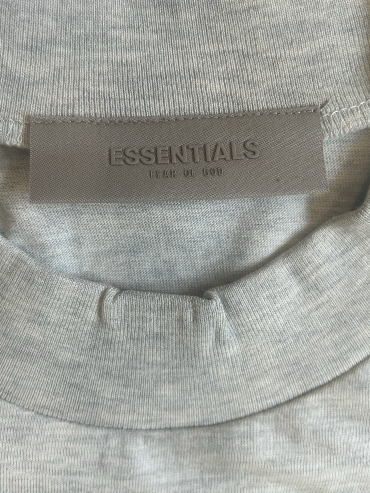 Essentials Fear of God Light Oatmeal Tee NWT gallery