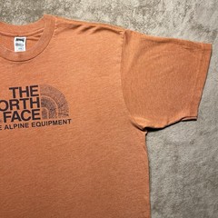 North Face Half Dome Fine Alpine Equipment T Shirt Sz XL Orange Outdoor Gorpcore