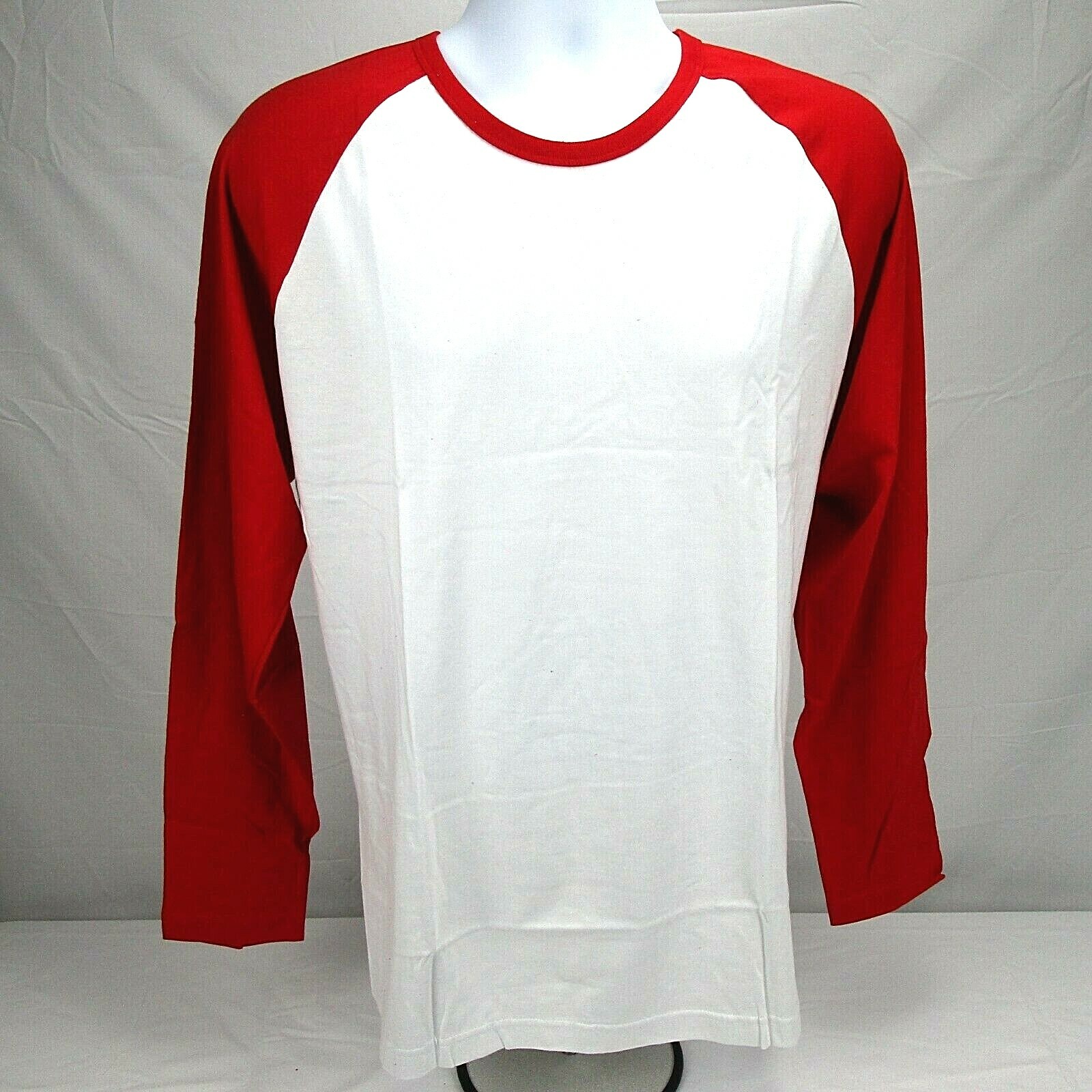 Top Pro Baseball T-Shirt Mens Sz L Raglan Long Sleeve Casual Activewear Apparel gallery