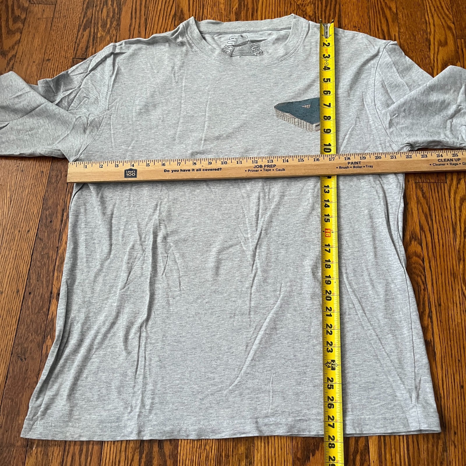 Palace Palazzo S/S18 Skateboard Streetwear Long Sleeve T-Shirt Gray Size L gallery