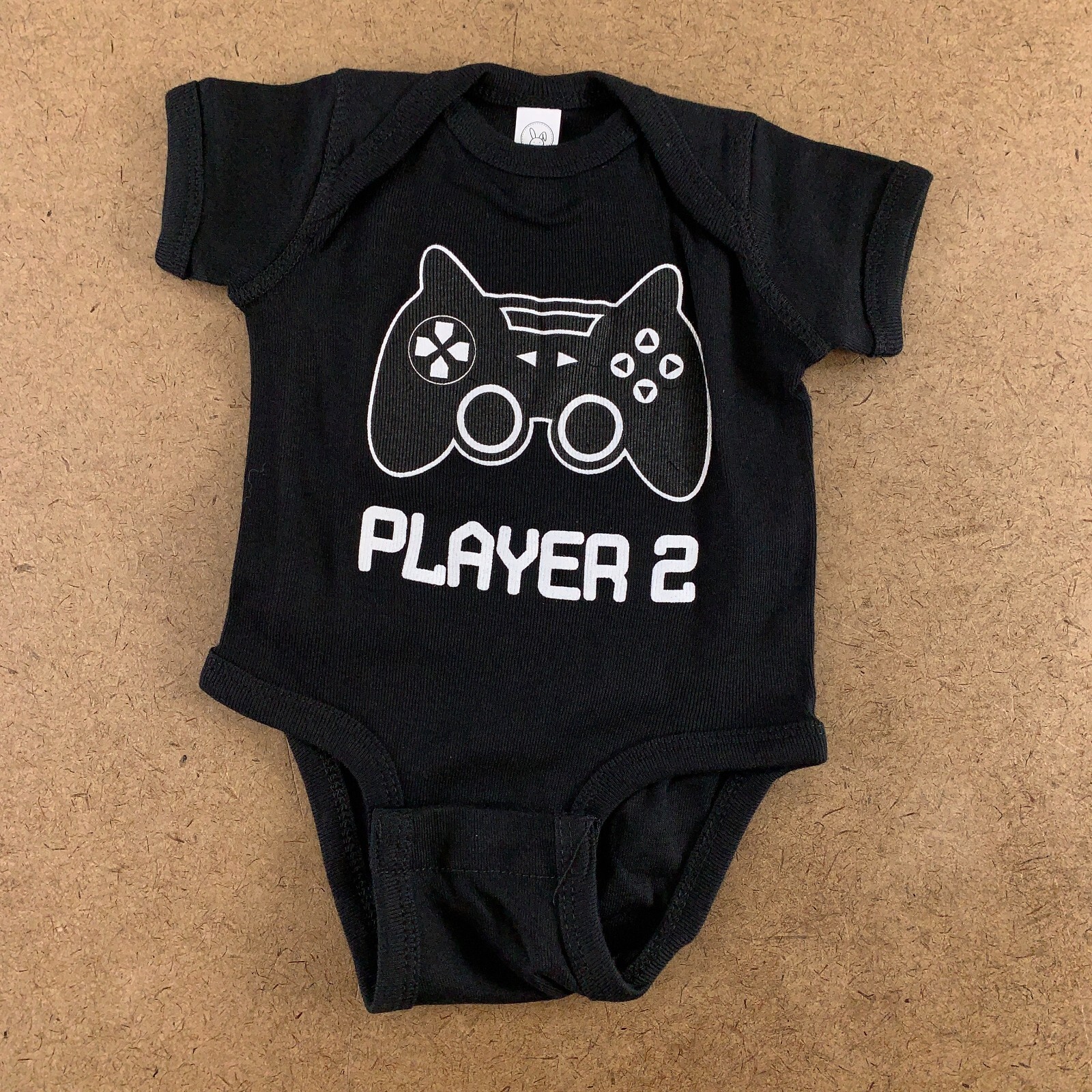 Adult XL & Newborn Gaming Player One Player Two Fun T-Shirt & Bodysuit Set New gallery