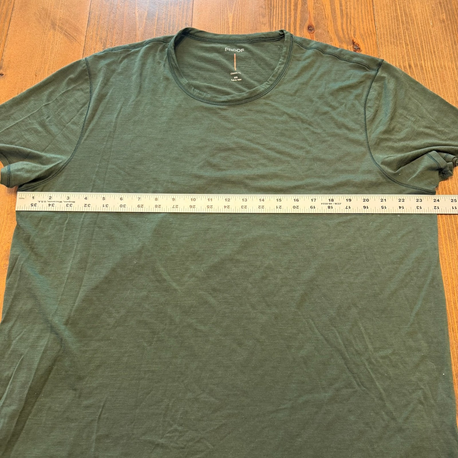 Proof Huckberry Shirt Mens Navy 72 Hour Merino Wool Base Layer Tee Outdoor XXL gallery