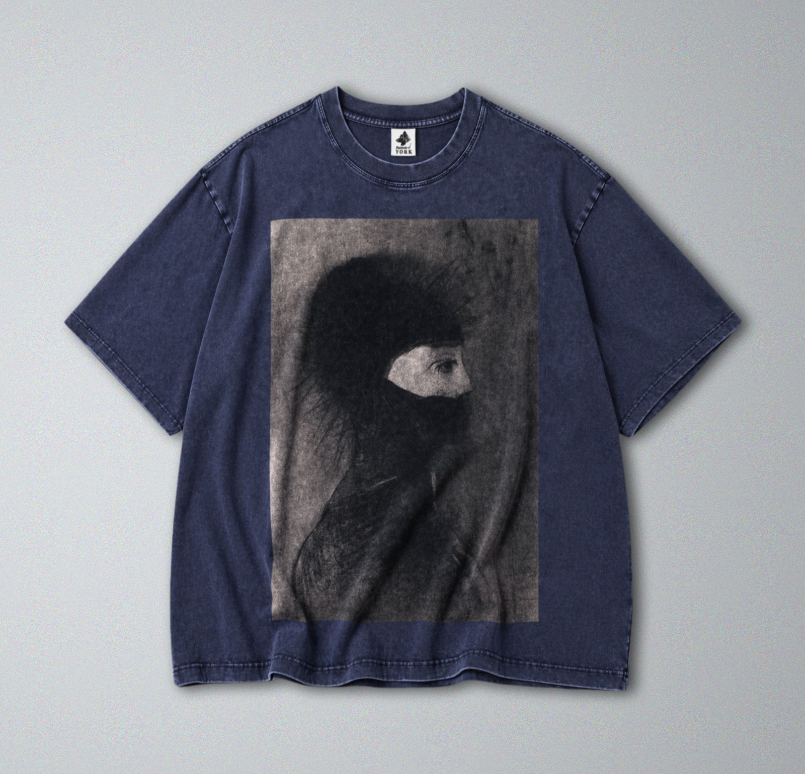 100% Cotton Tee - Unisex Retro Oversized Fit - Surrealism & Dark Aesthetic Print gallery