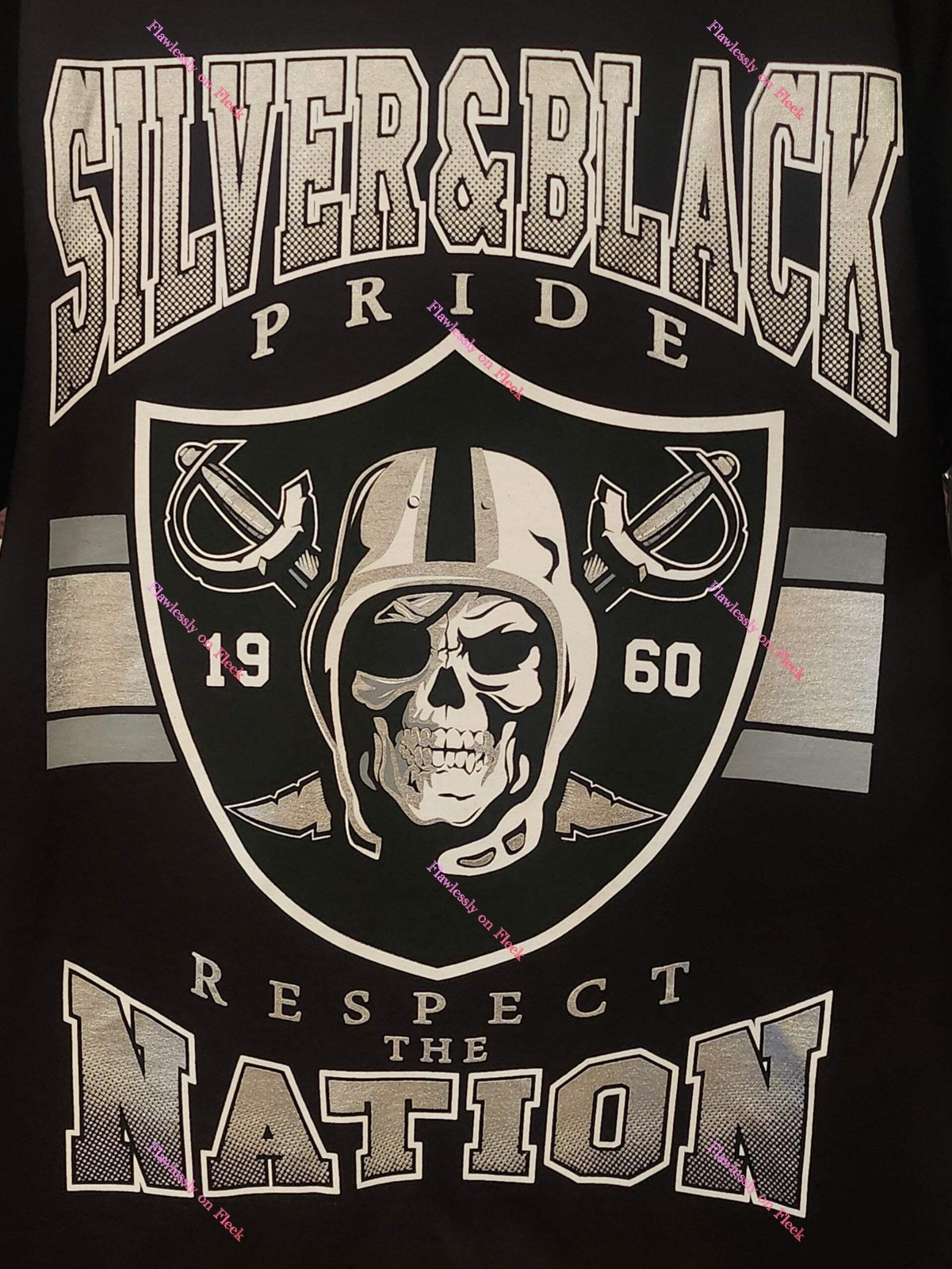 Raiders Silver & Black Pride T-Shirt gallery
