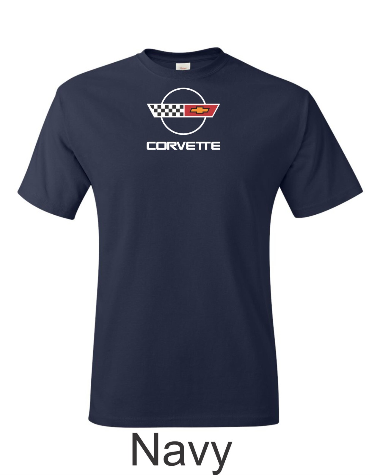 Vintage C4 Corvette Emblem Printed on Men's Shirt. FREE SHIPPING !!! gallery
