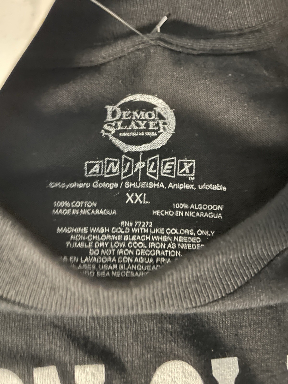 NEW! Demon Slayer Kimetsu no Yaiba Anime Cast Graphic T-shirt Black 2XL NWT gallery