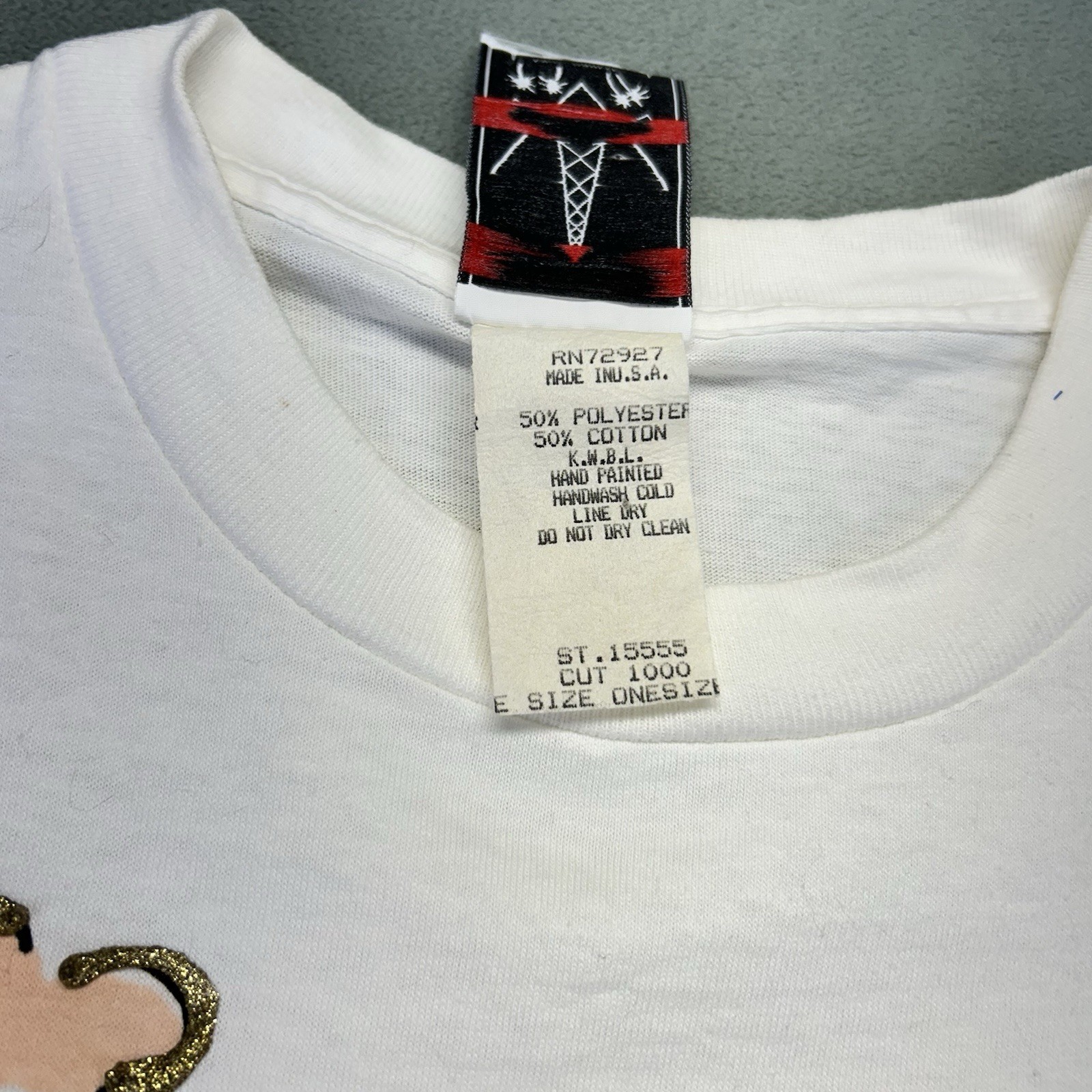 Vintage KWBL Los Angeles T-shirt One Size Southwest Coyote’s Glitter Desert gallery