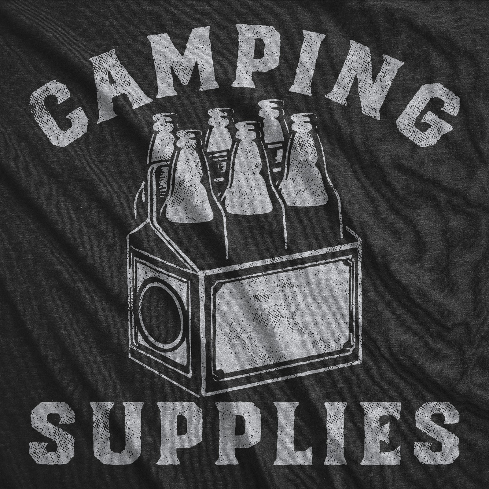 Mens Funny T Shirts Camping Supplies Sarcastic Drinking Graphic Novelty Tee for gallery
