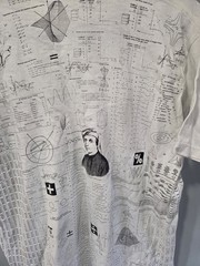 Vintage Y2K Hanes Math Equations All Over Print Shirt Large