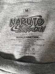 Naruto Shippuden Ripple Junction Itachi Uchiha Gray Graphic Tee T Shirt SZ M