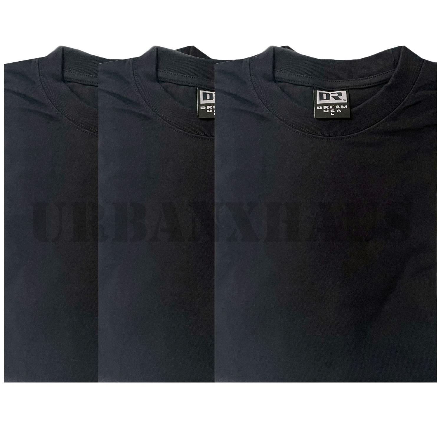 DREAM USA LONG SLEEVE HEAVY-WEIGHT T SHIRT (S-5XL) *3 PACK gallery
