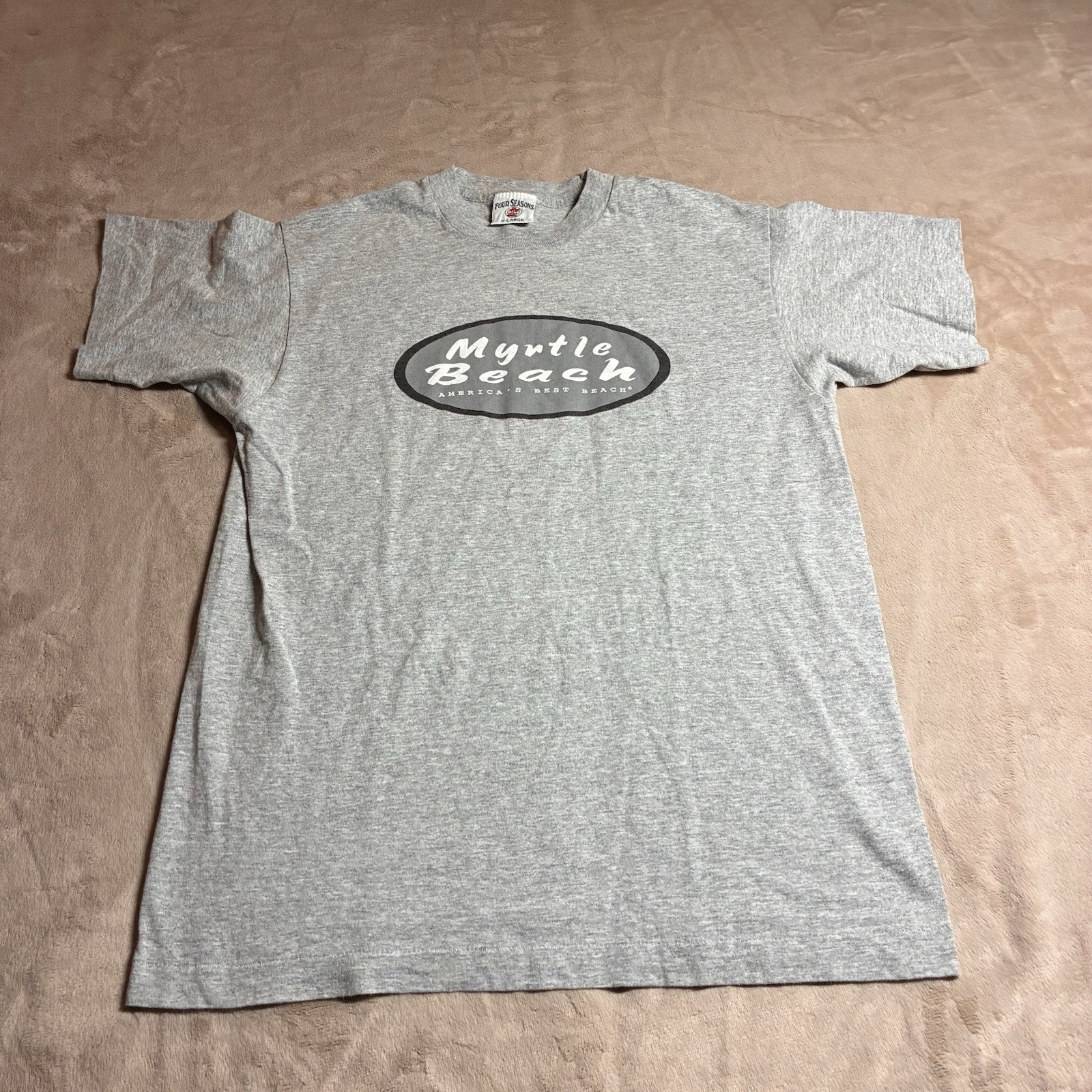 Four Seasons Vintage Single Stitch Myrtle Beach Graphic Tee Men’s XL USA Made gallery