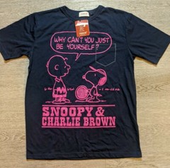 Peanuts Worldwide LLC why can’t you just be yourself Large T-shirt NWT