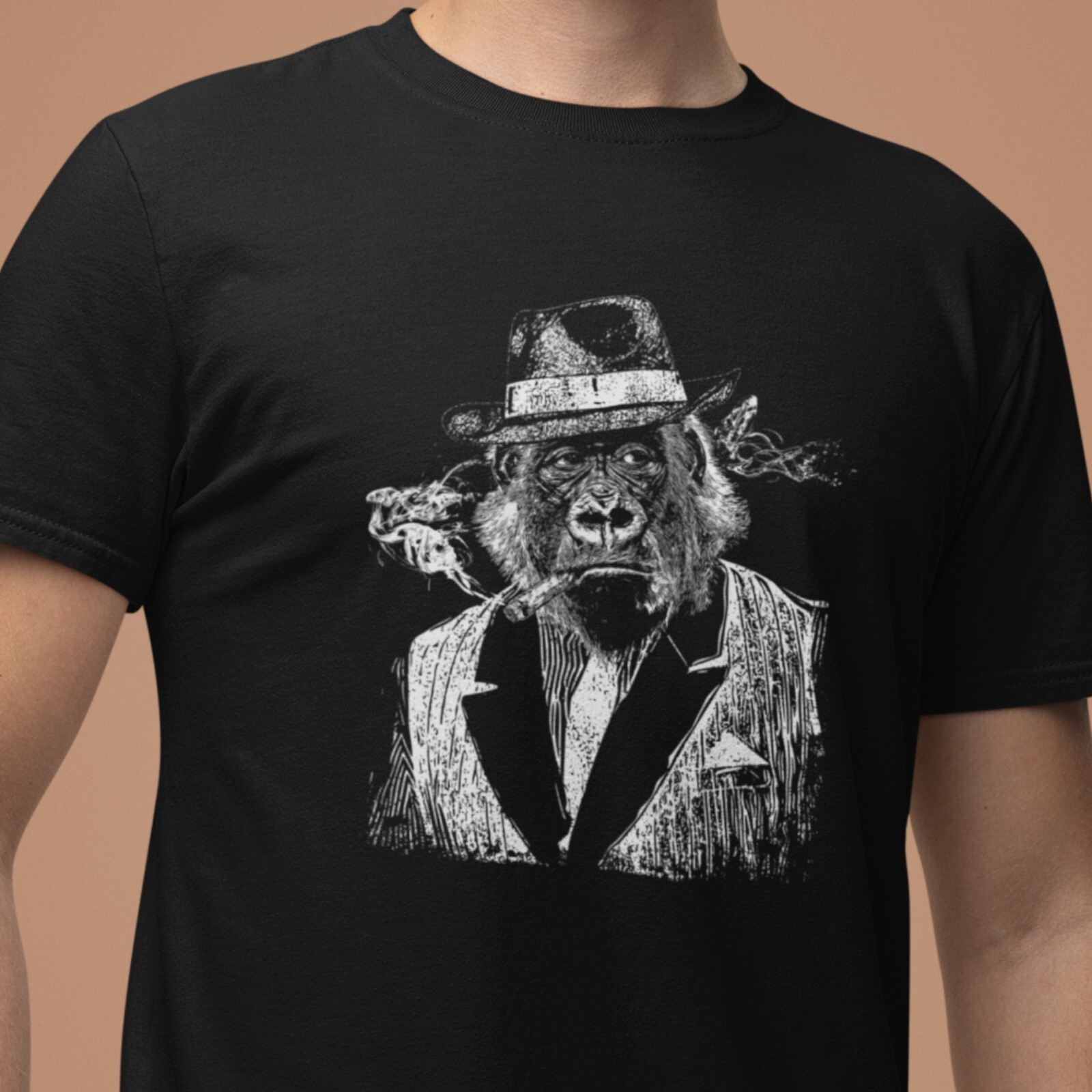 Gorilla Gangster Unisex t-shirt - 20's Mob Boss Ape gallery