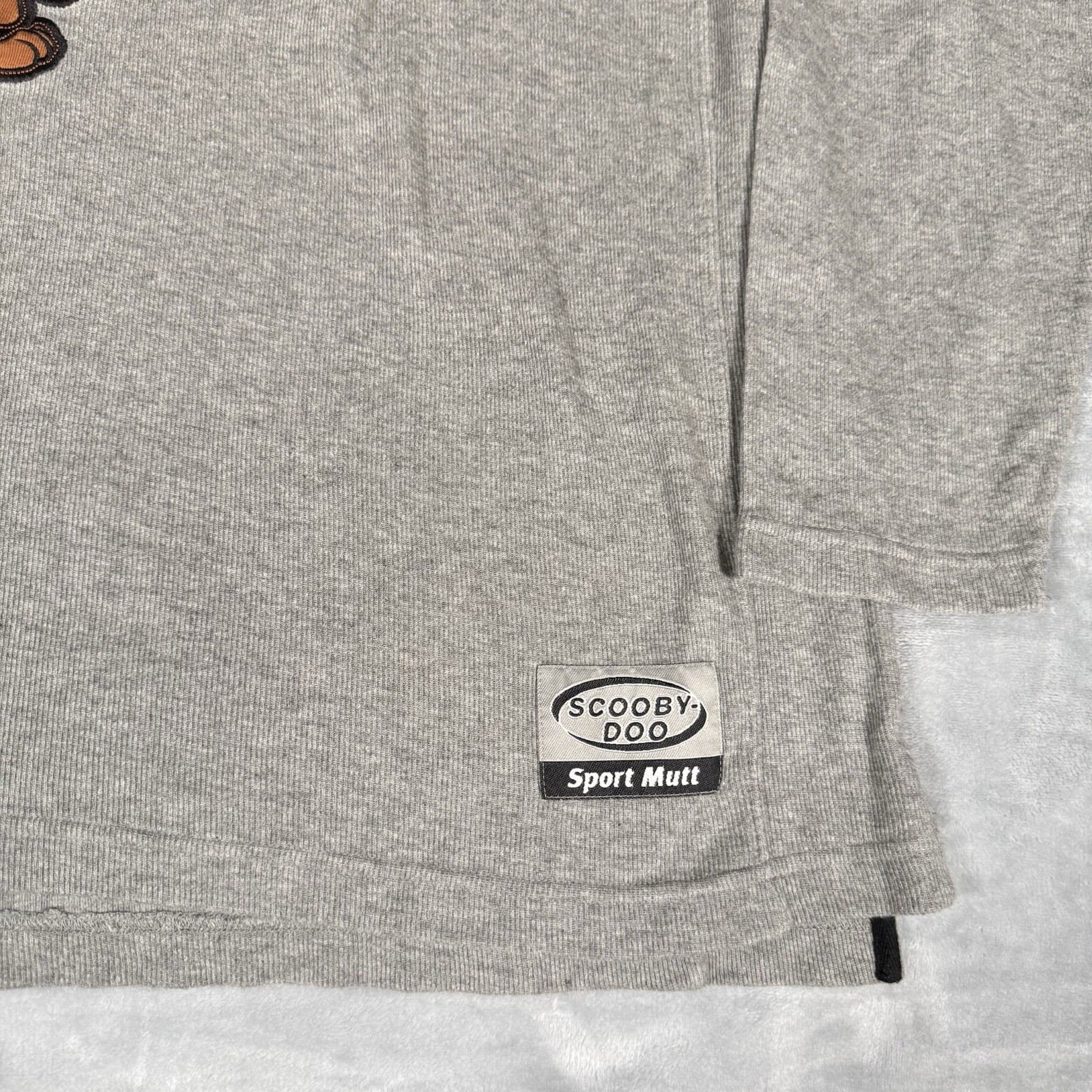 Vintage Scooby Doo Football Knit Jersey Mens XL Oversized Baggy Fit V-Neck 90s gallery