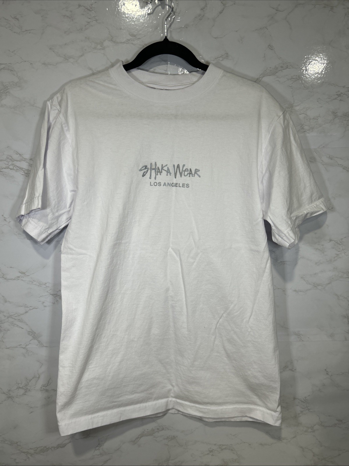 Shaka Wear Super Max Heavy Weight 3M Logo T-White Men’s Shirt Sz Medium gallery