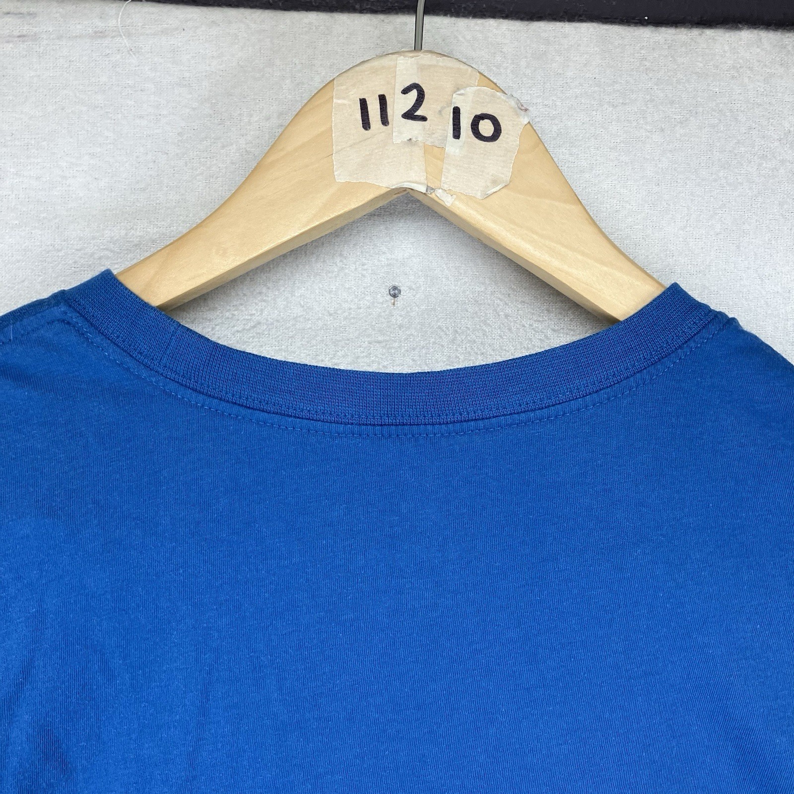 Classic Nike Men’s T-Shirt Cobalt Blue Crewneck SS Small Swoosh Logo Sz Small gallery