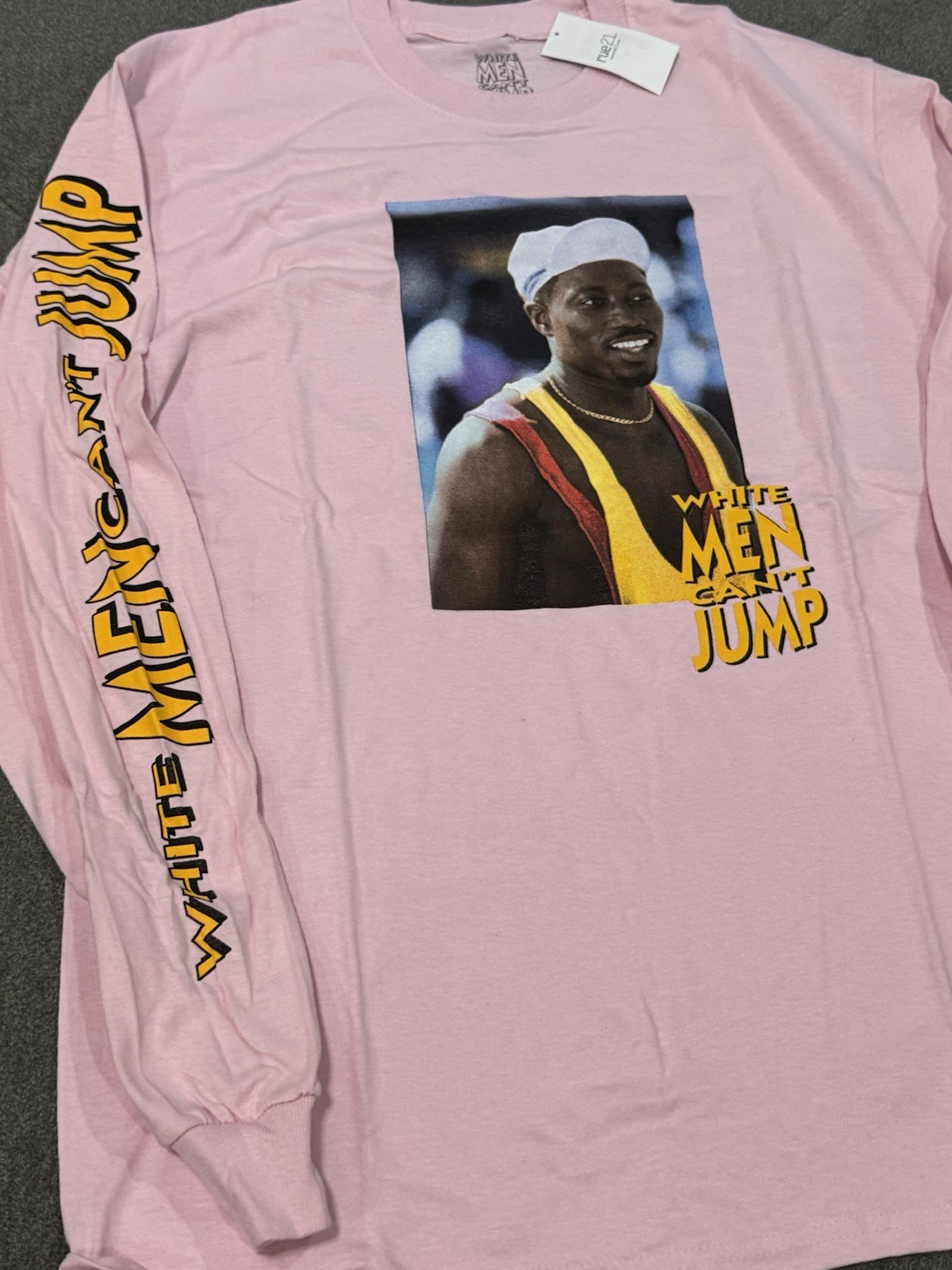 Retro 2019 20th Century Fox Sz M White Men Cant Jump Long Sleeve Tee gallery